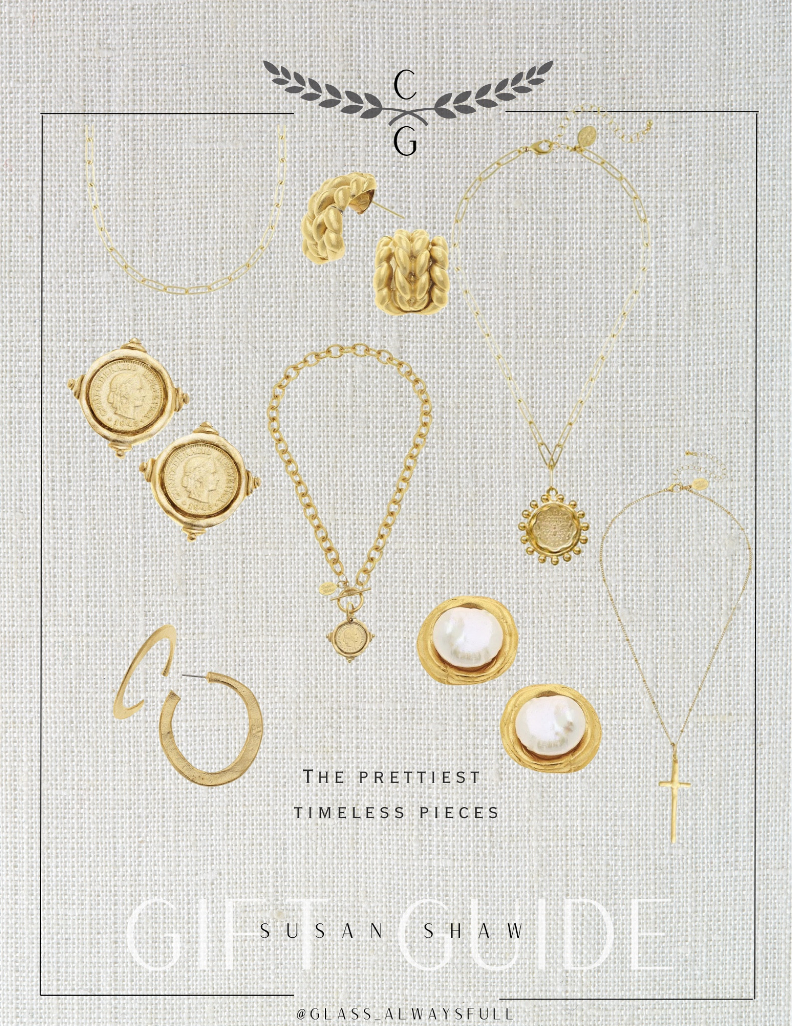 In love with these classic jewelry pieces by Susan Shaw! Timeless jewelry, gift guide for her, gift guide for women, women’s gift guide, earrings, necklace, coin necklace, statement earrings, gift for mom, gift guide for mom, mother in law gifts, gift guide for mother in law. Callie Glass @glassalwaysfull 


#LTKGiftGuide #LTKSeasonal #LTKCyberWeek
