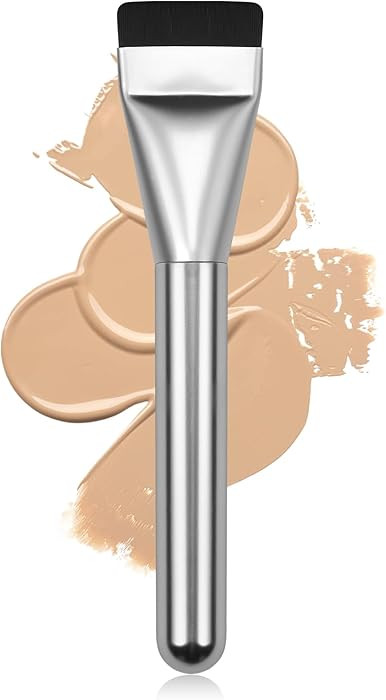 Flat Foundation Brush,Korean Makeup Brush Spatula Facial Brush for Liquid Foundation,Premium Face... | Amazon (US)