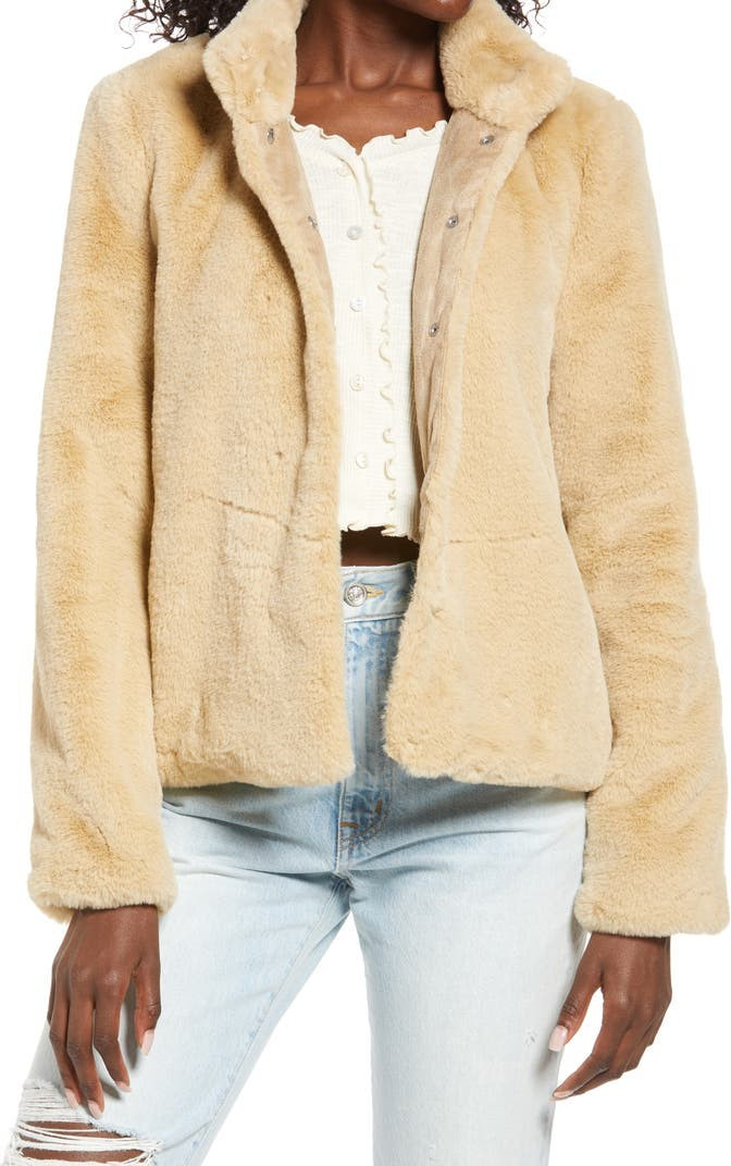 Faux Fur Short Jacket, Faux Fur Jacket, Faux Fur Coat, Fall Jacket, Nordstrom, Fall Outfits | Nordstrom