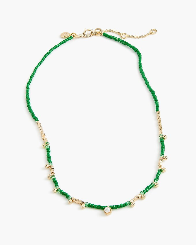 Beaded layering necklace | J.Crew Factory