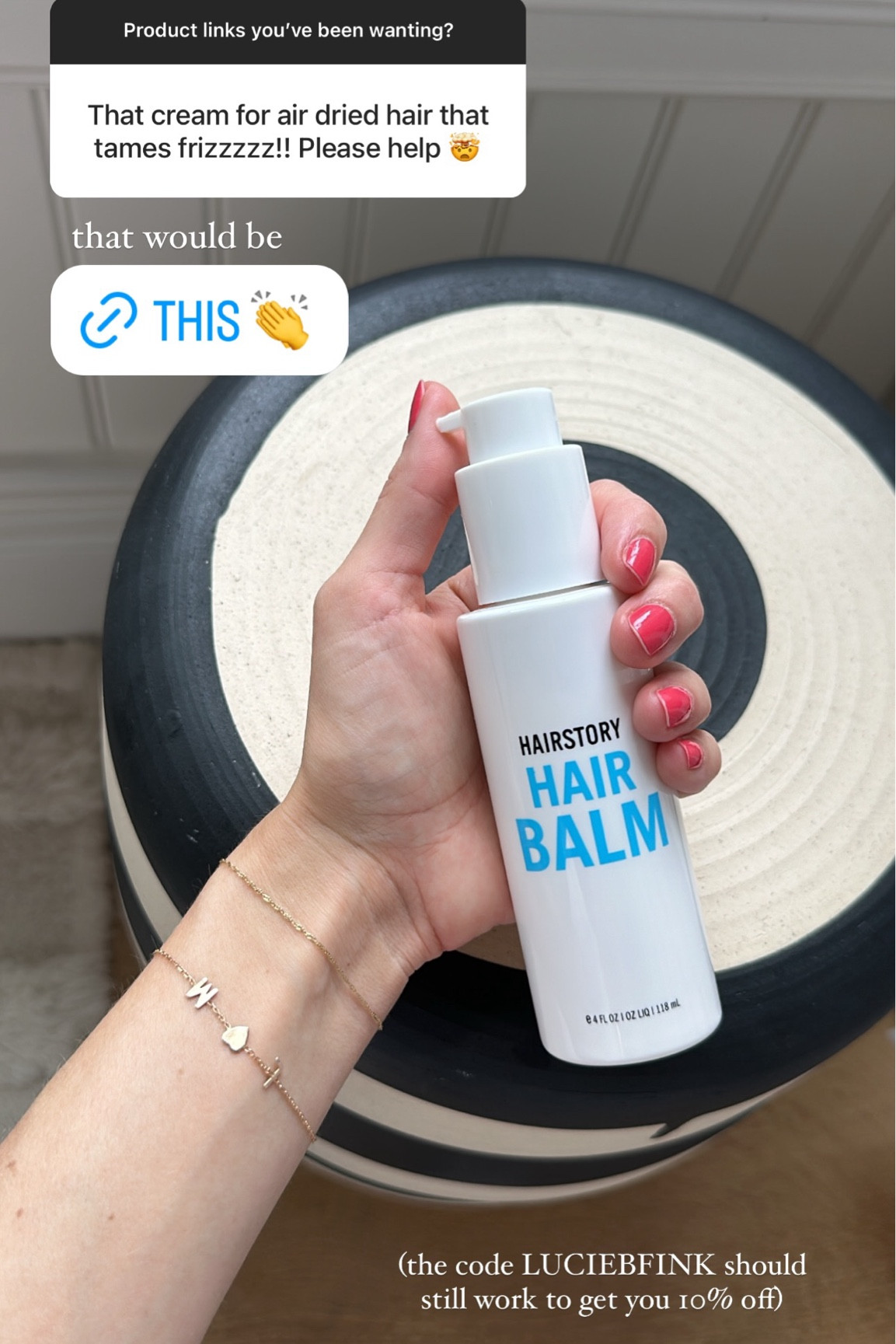 Air-dry cream that helps frizz! the code LUCIEBFINK should still work to get you 10% off)

#LTKBeauty