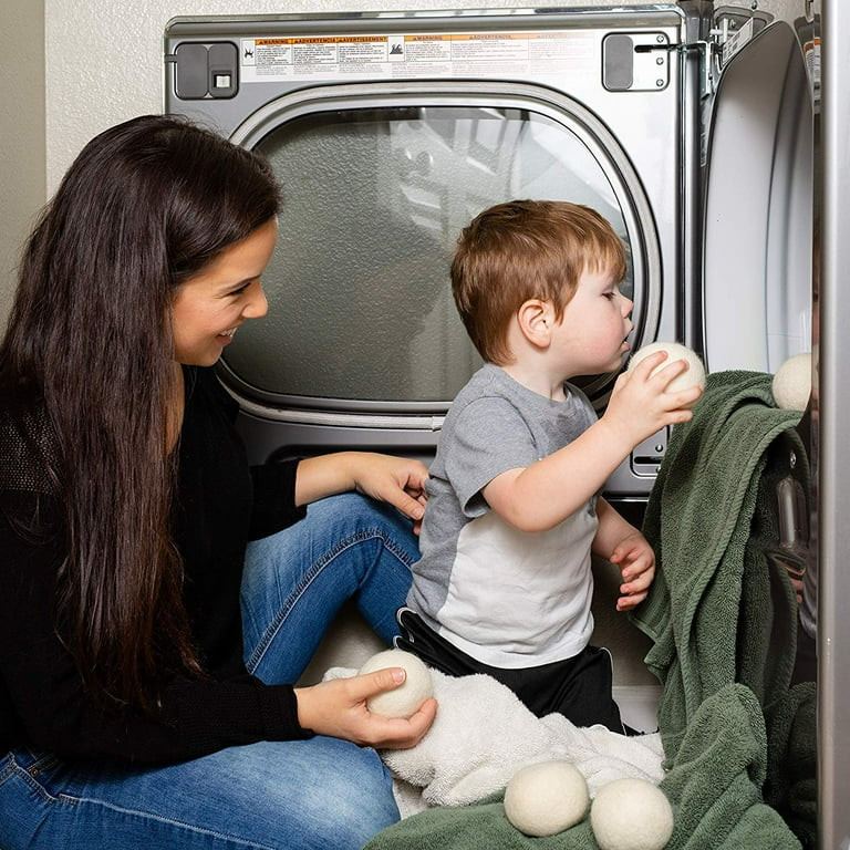 Wool Dryer Balls Organic XL 6-Pack by Ecoigy | Walmart (US)