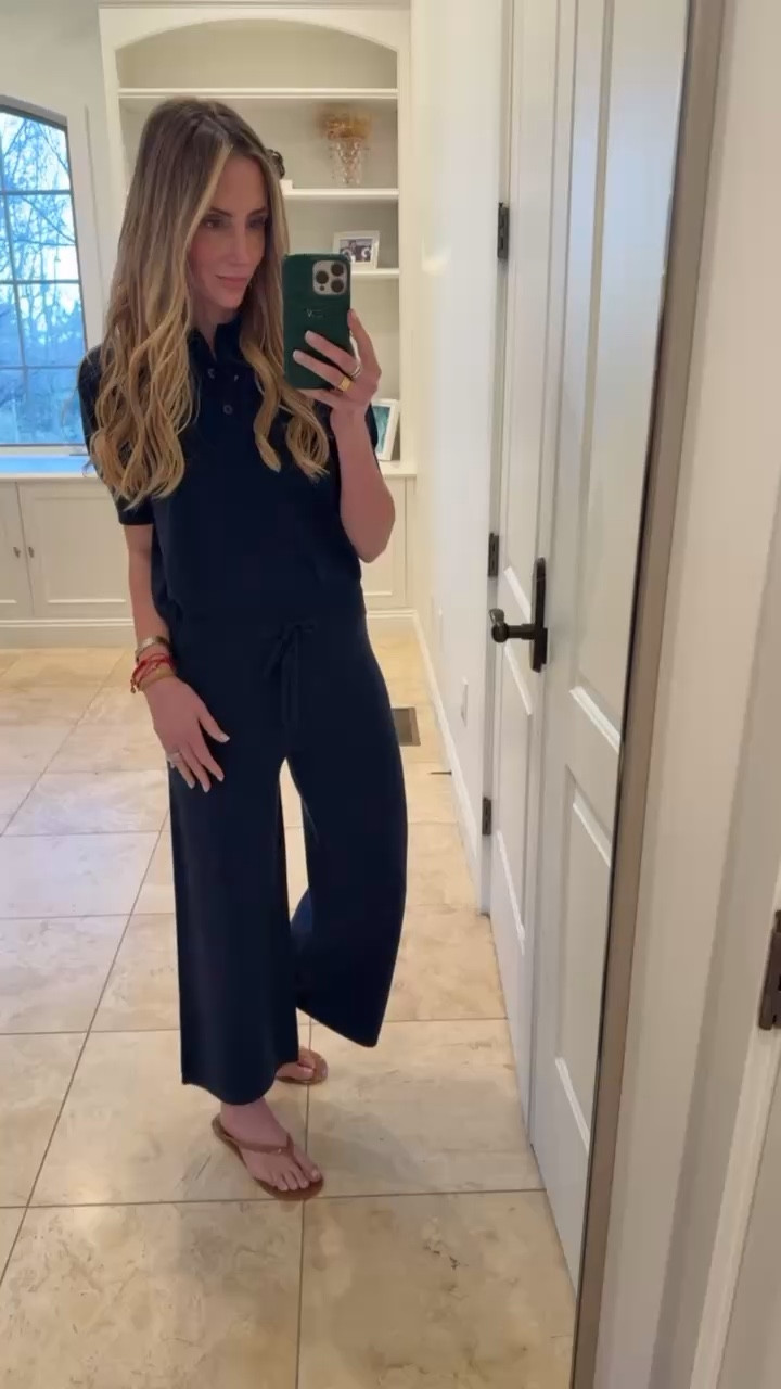 This navy lounge set is perfect for running errands, travel, and everyday. You will love. Runs tts. 

#LTKmomlife #LTKspring