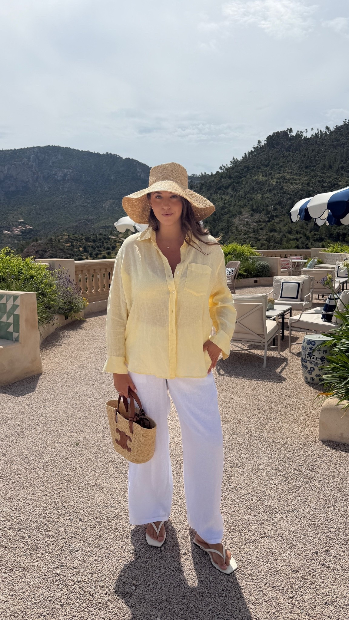 Sunny neutrals for the perfect resort getaway

yellow linen shirt, white linen pants, vacation outfit, resort wear, coastal chic style, summer outfit, European vacation fashion, beach vacation look, linen clothing, lightweight summer layers, woven tote bag, straw hat outfit, neutral fashion, travel outfit, effortless style, warm weather outfit, vacation capsule wardrobe, resort style, chic summer fashion, vacation outfit inspiration

#LTKdayinmylife #LTKootd #LTKTall