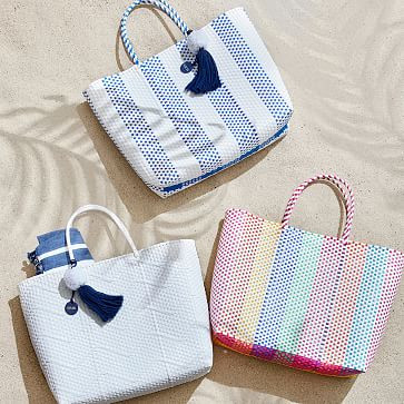 Sayulita Woven Beach Tote | Mark and Graham