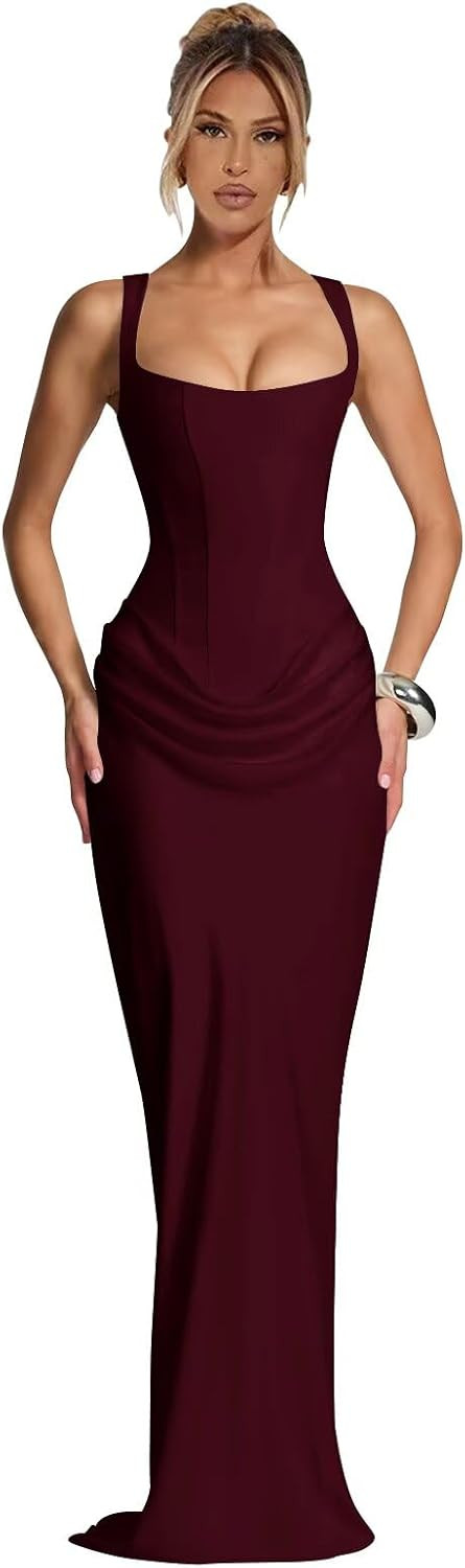 Women's Sexy Satin Prom Dresses 2026 Mermaid Corset Long Formal | Amazon (US)