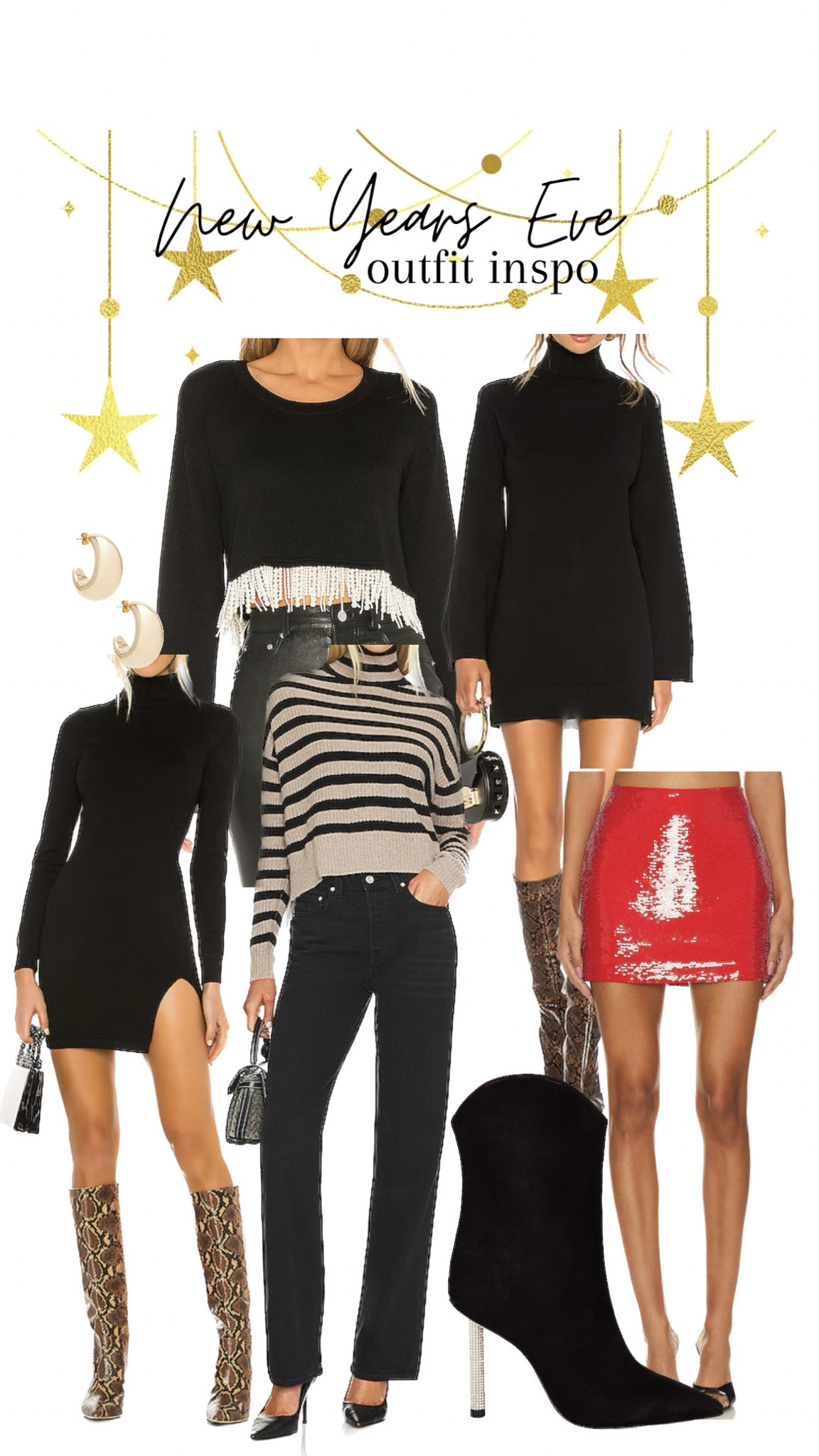 What I bought from revolve for new years because they’re the only ones who have FREE 2-day shipping!! New years outfit, New Year’s Eve, red skirt, LBD, 

#LTKparties #LTKstyletip #LTKsalealert