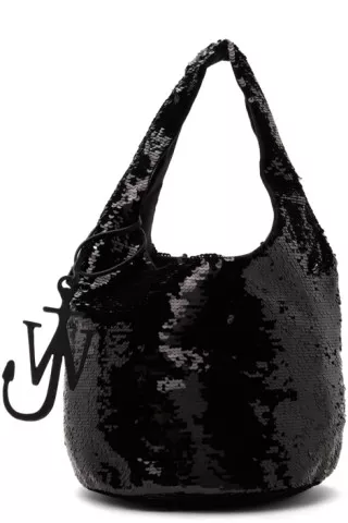 Black Mini Sequin Shopper Tote curated on LTK