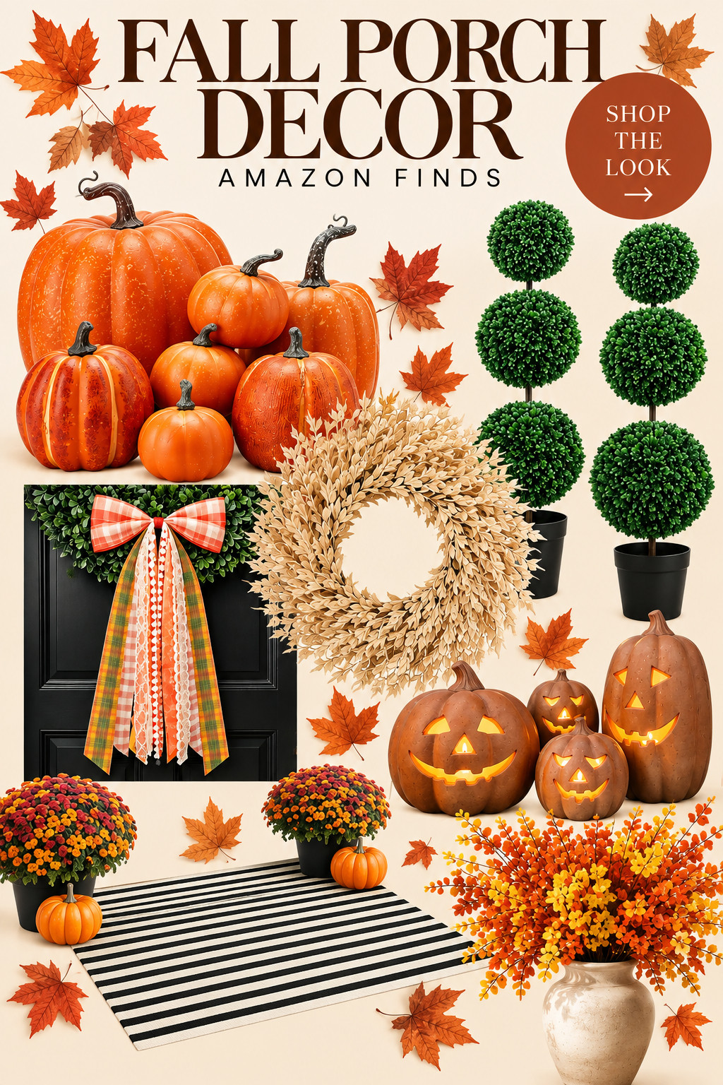Fall porch decorating season is officially here

If you’re looking for fall porch ideas, cozy fall decorating inspiration, or that effortlessly styled fall porch aesthetic, these finds are such an easy way to refresh your space for the season. Think pumpkins, wreaths, lanterns, layered doormats + cozy autumn accents 🤎

Shop my fall porch decor finds and save this for your 2026 fall decorating inspiration!

#FallPorchDecor #FallDecor #FallDecoratingIdeas #FallPorchIdeas #FallHomeDecor #AutumnDecor #FallAesthetic #FrontPorchDecor #FallDecorIdeas 

 #LTKSeasonal #LTKHome