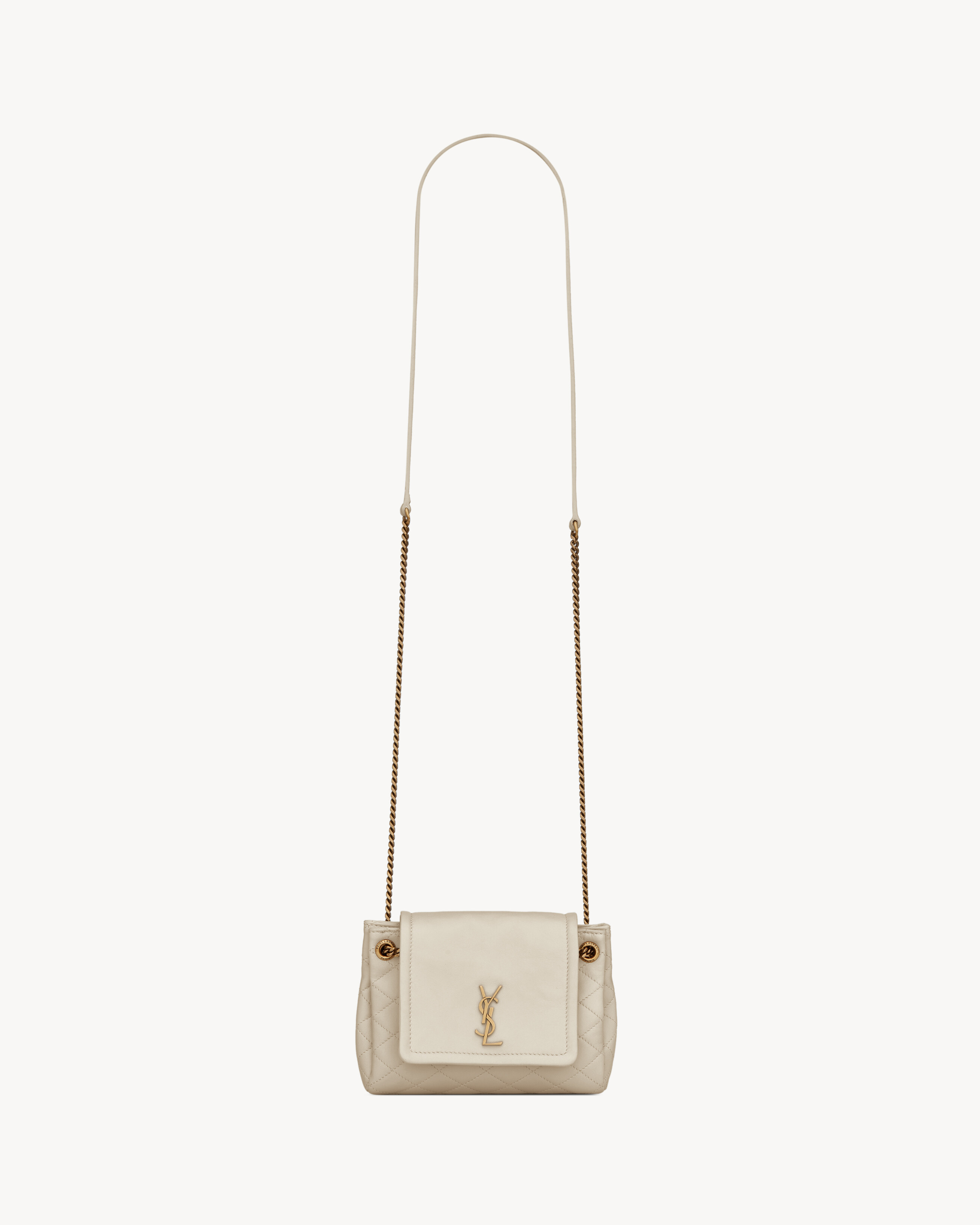 Mini NOLITA IN LAMBSKIN in White | Saint Laurent | YSL EN-GB | Saint Laurent Inc. (Global)