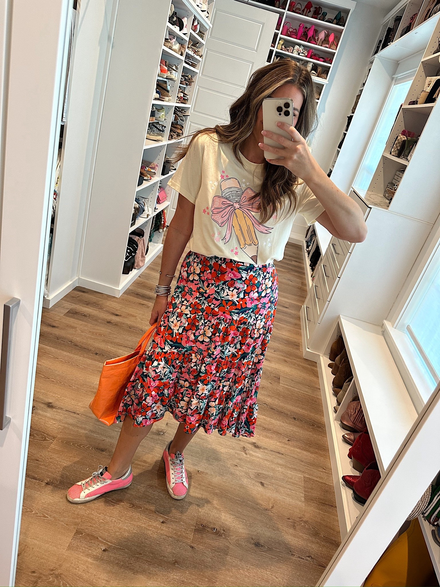 Bright, colorful, and actually practical teacher outfits — all from Amazon! Comfortable enough for a full day on your feet and cute enough for the classroom and beyond.

In a medium bow pencil t-shirt, medium floral asymmetrical hem midi skirt, tote and accessories- fits tts.

Shop dandy, back to school, teacher outfits, teacher dress, teacher maxi dress, budget friendly


#LTKSeasonal #LTKWorkwear #LTKFindsUnder50
