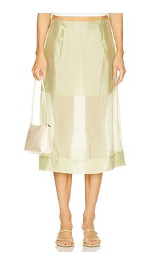 The Garment Gilian Skirt in Light Dusty Green from Revolve.com | Revolve Clothing (Global)