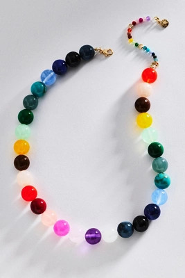 Mini Jane Beaded Necklace | Anthropologie (US)