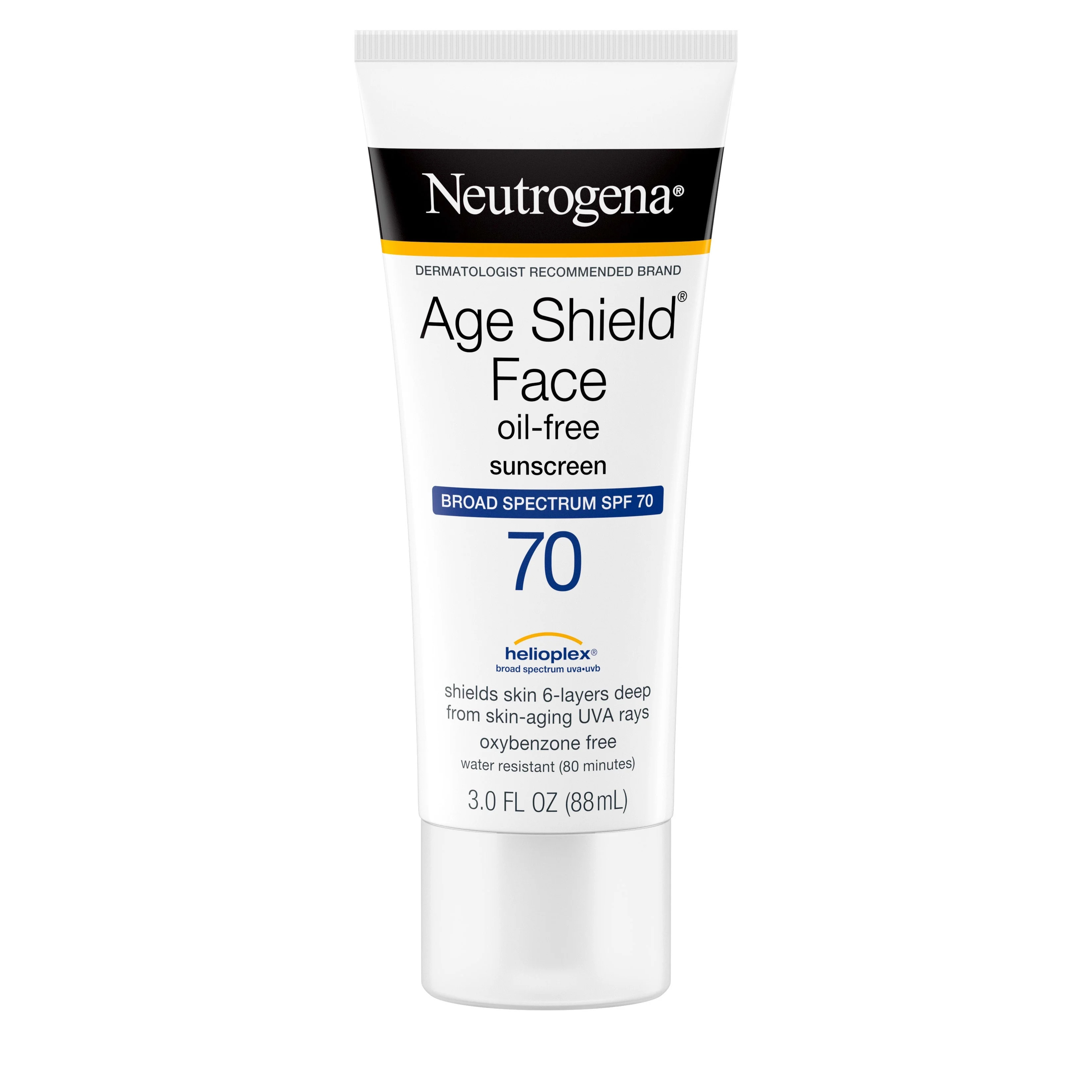 Neutrogena Age Shield Face Oil-Free Sunscreen SPF 70, 3 fl. oz - Walmart.com | Walmart (US)