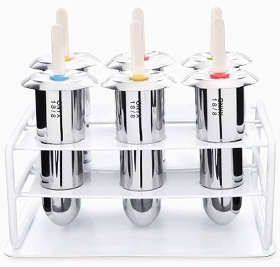 Onyx 18/8 Stainless Steel Popsicle Mold, Set of 6 | Amazon (US)