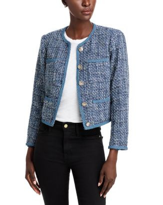 AQUA Tweed Boxy Blazer - Exclusive  | Bloomingdale's Women | Bloomingdale's (US)