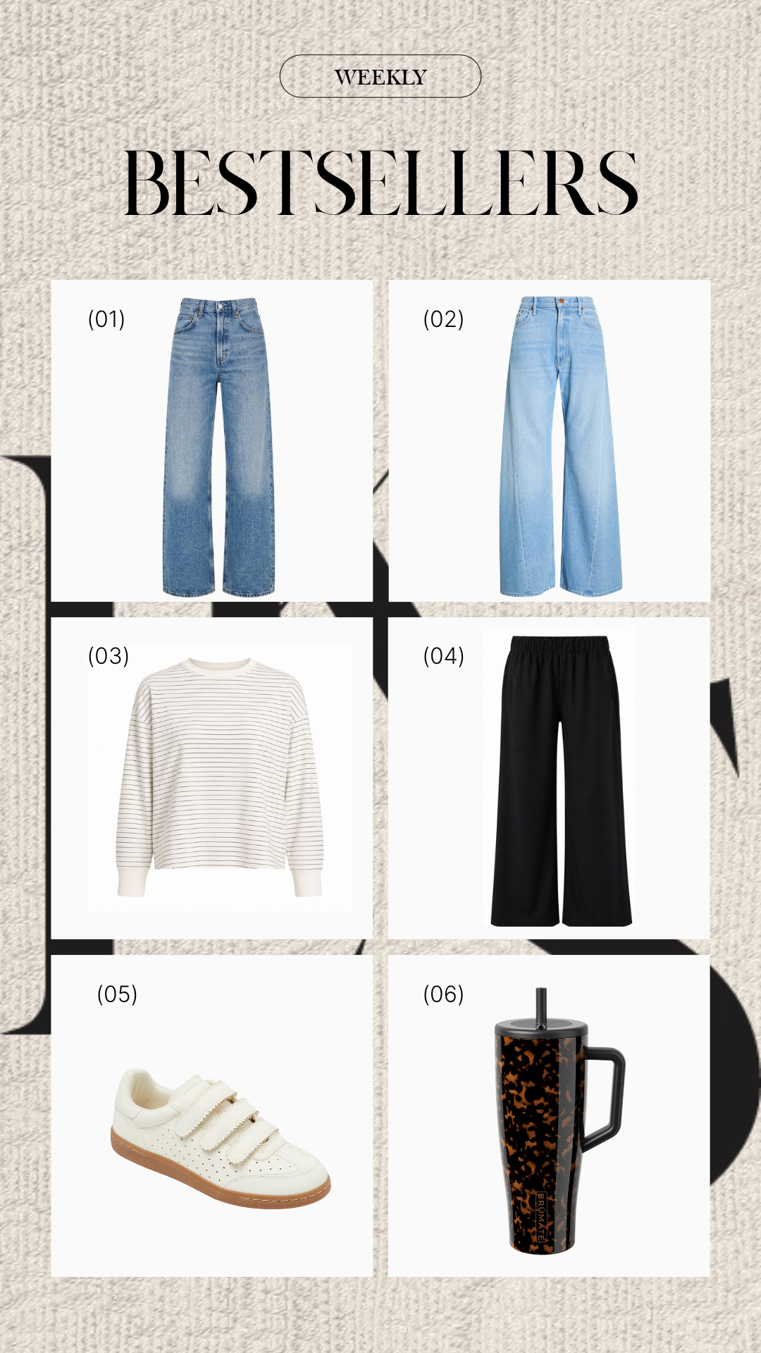 These 6 were the most-loved pieces of the week! 🤎

#LTKootd #LTKSaleAlert #LTKTravel