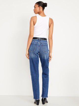 High-Waisted OG Loose Ripped Jeans | Old Navy (US)