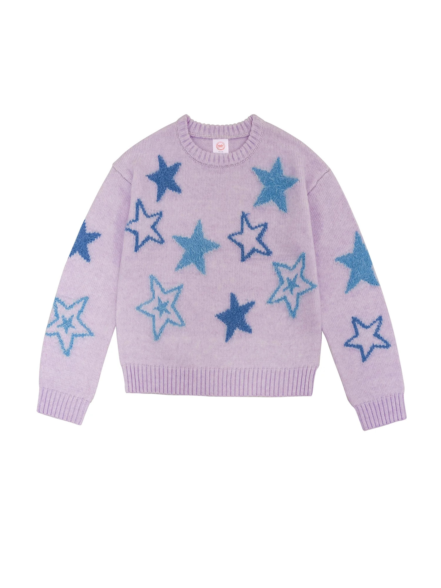 Wonder Nation Girls Feather Sweater, Sizes 4-18 | Walmart (US)