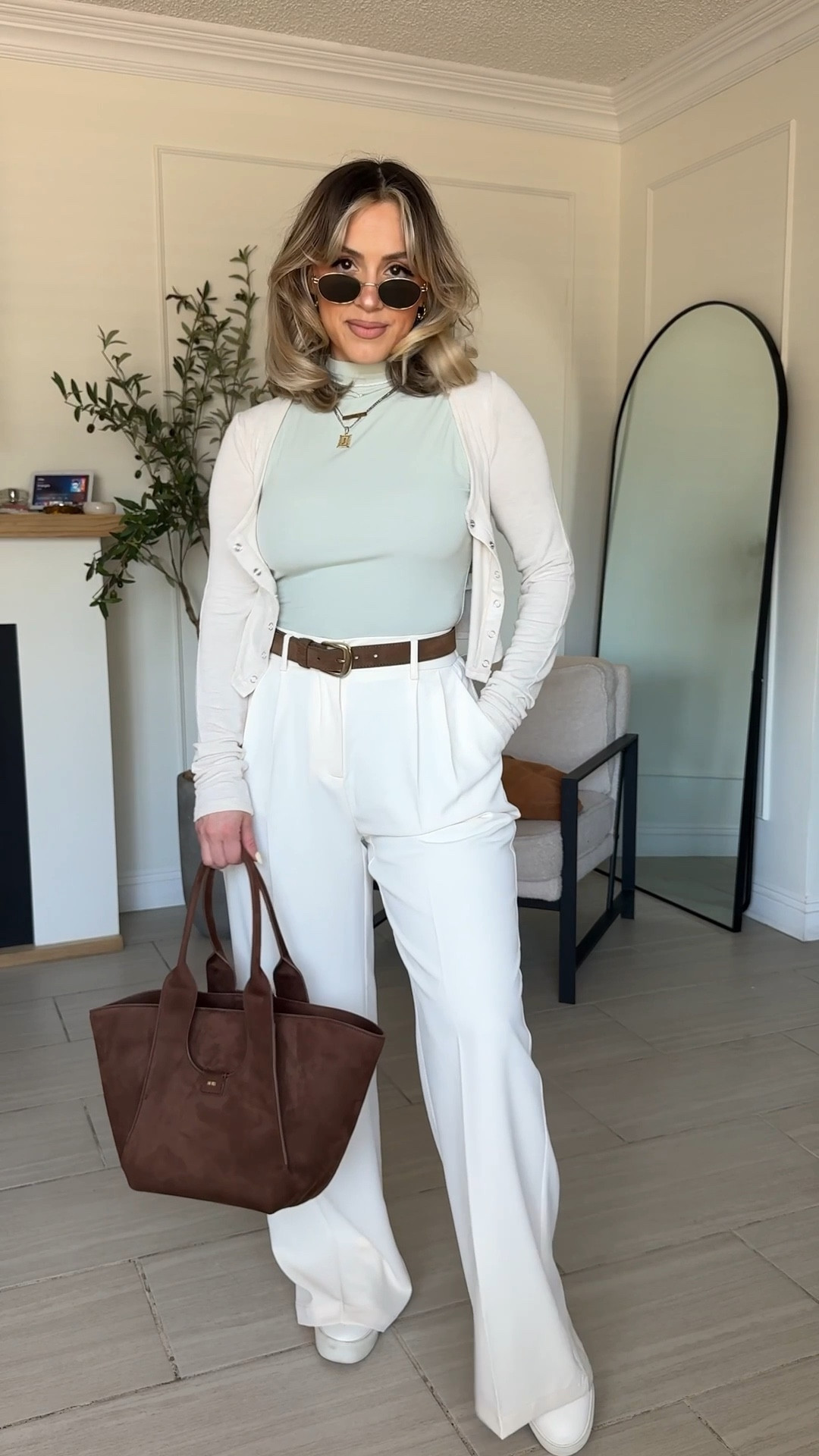 Amazon Spring office look 💕

✔️ wearing size SMALL LONG THIN in trousers (I'm 5'3) | XS in cardigan | SM I'm too 

#LTKPetite #LTKWorkwear #LTKFindsUnder50