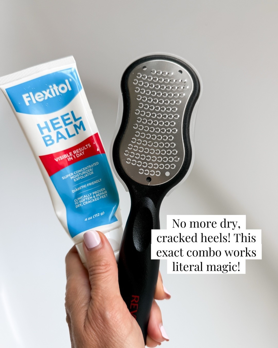 The best combo for cracked heels! 