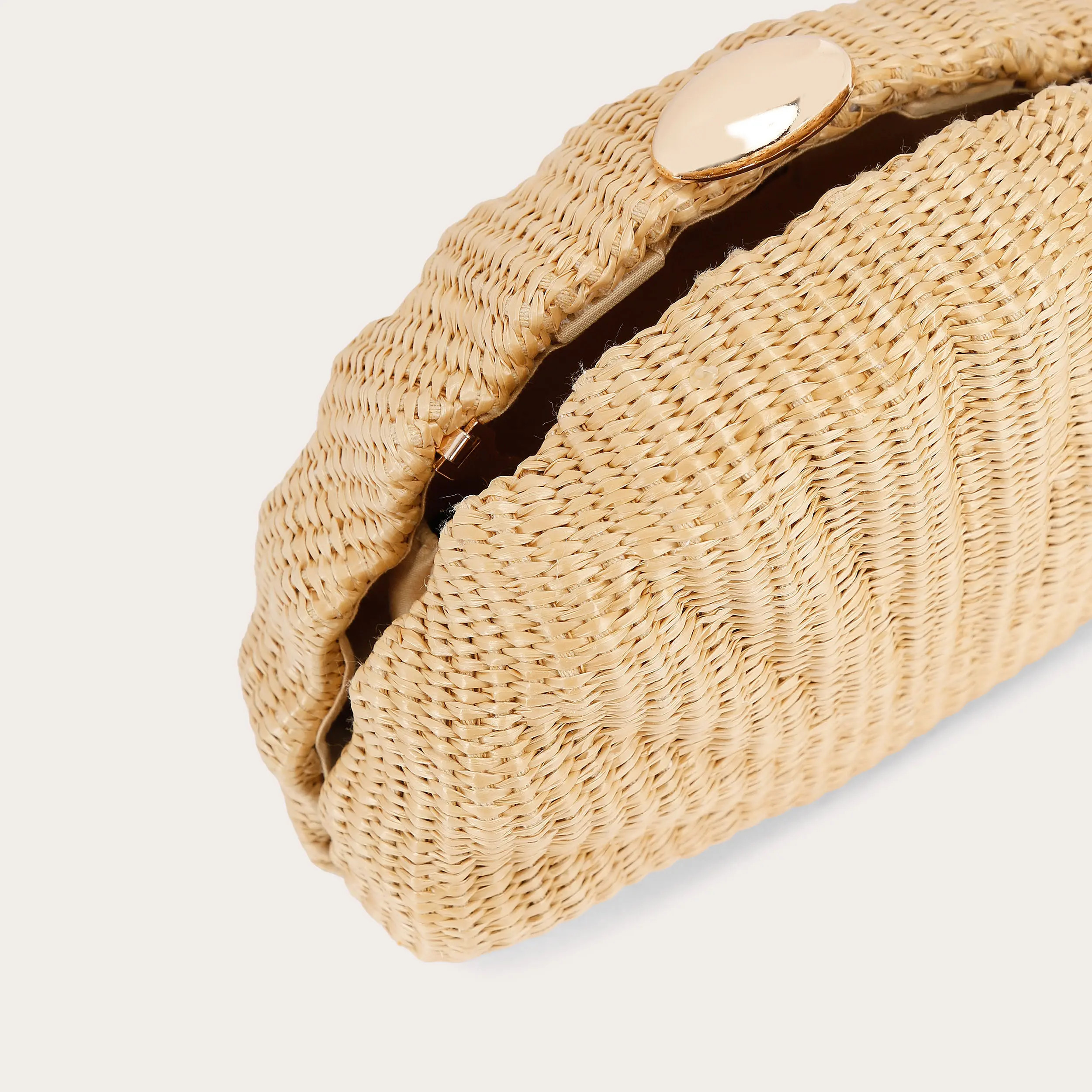 AQUAMARINA CLUTCH Shell Woven Clutch Bag  by Carvela | Carvela US