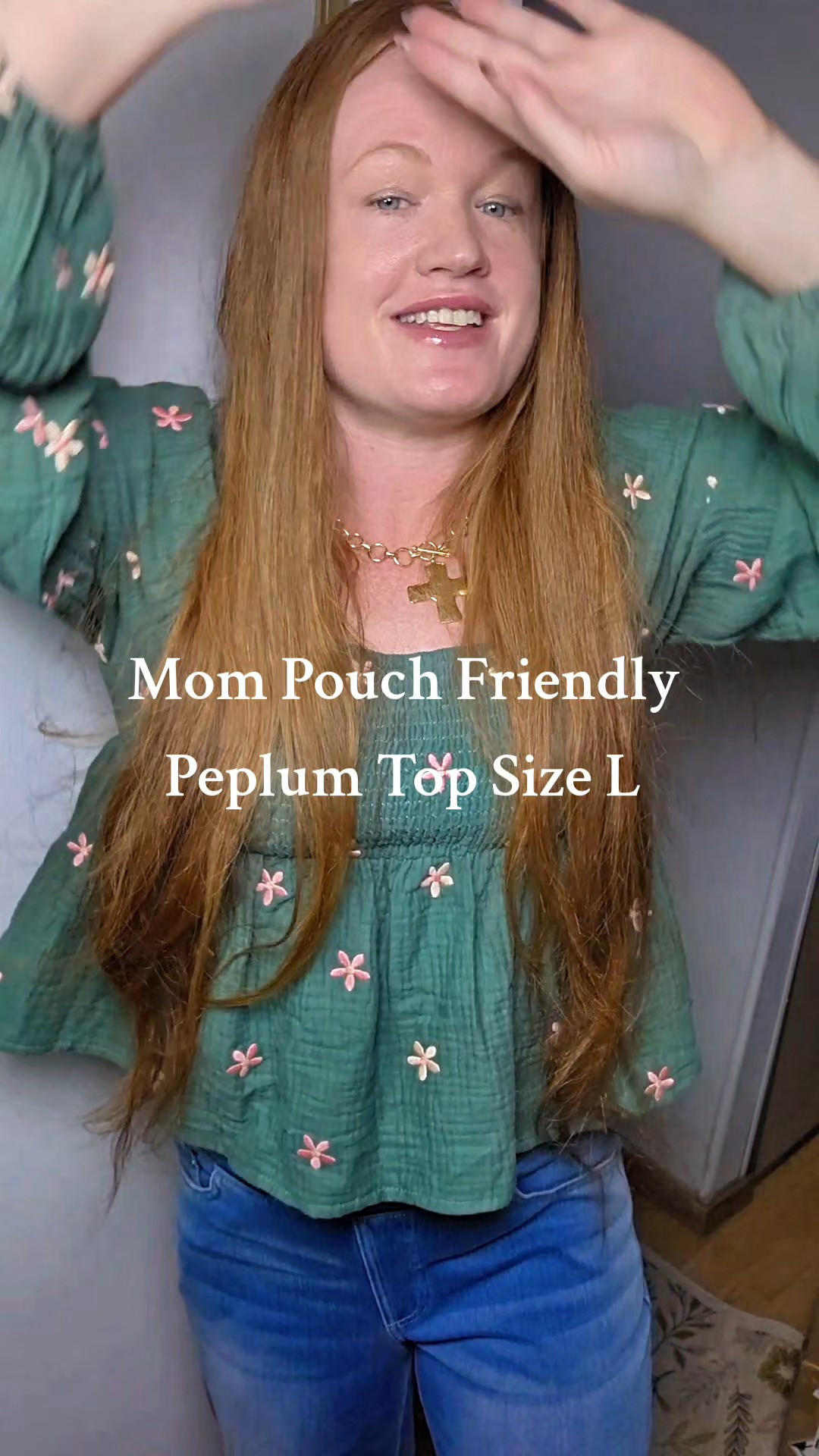 I love the embroidered flowers on this top.

#LTKootd #LTKSeasonal #LTKFindsUnder50