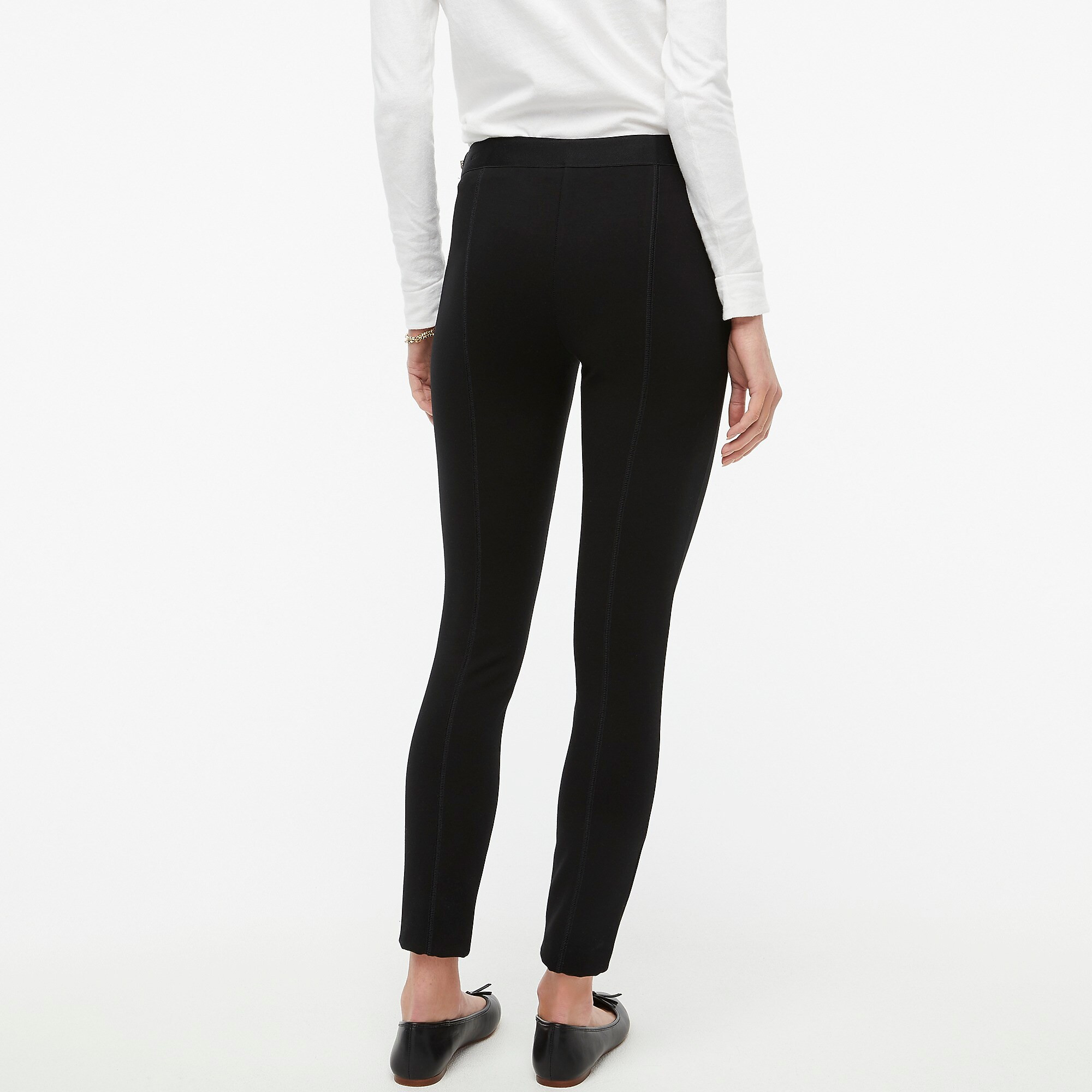 Gigi pant with side-zip closure in ponte | J.Crew Factory