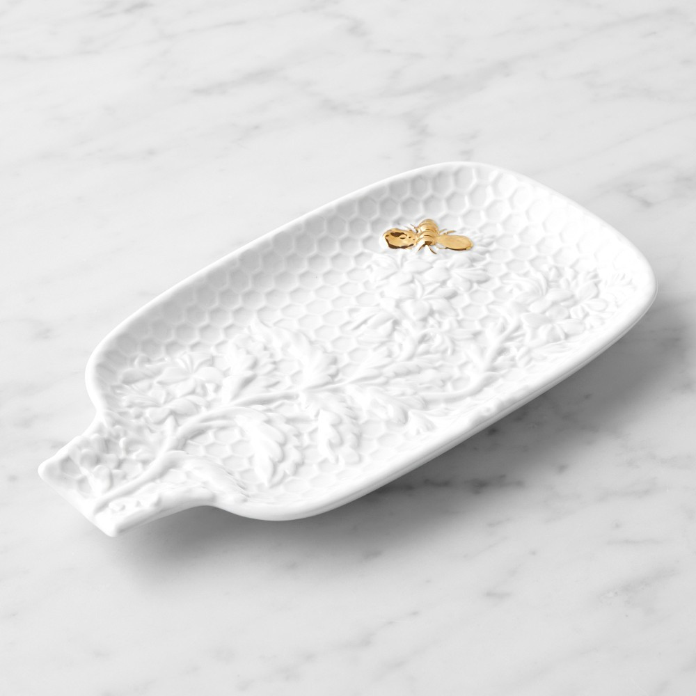 Honeycomb Porcelain Spoon Rest | Williams-Sonoma