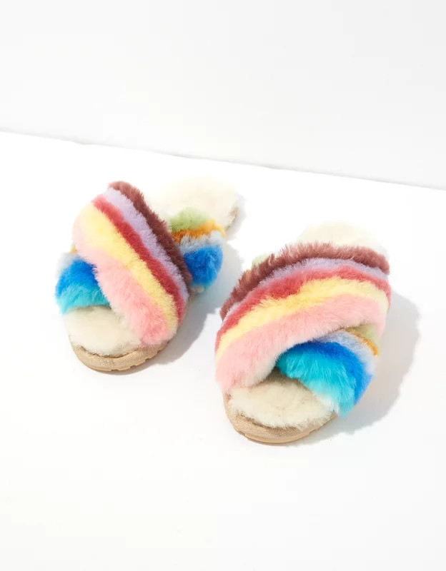 Emu Australia Mayberry Rainbow Slipper | American Eagle Outfitters (US & CA)