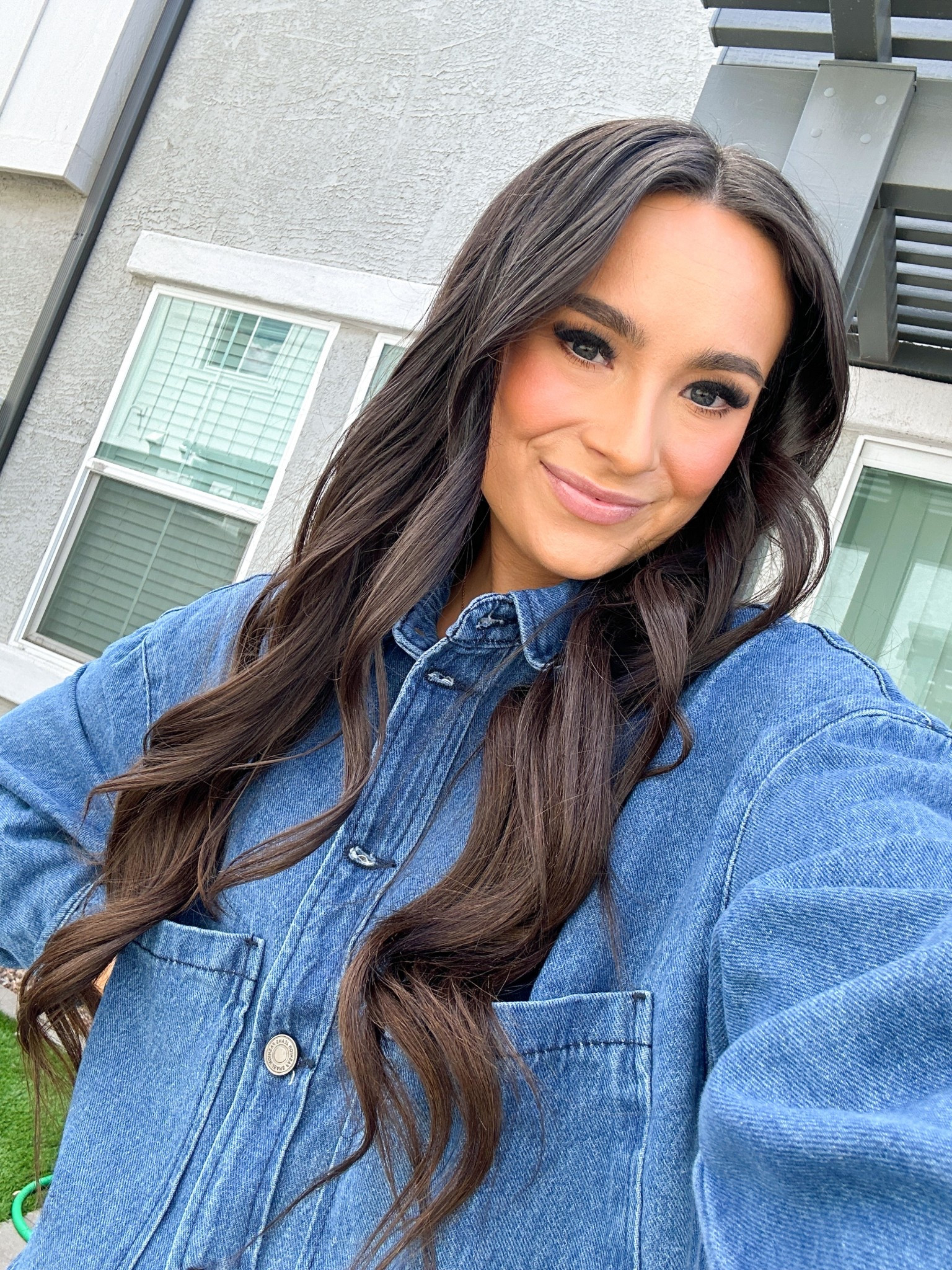 Denim top, leggings and boots 

#LTKFindsUnder100 #LTKStyleTip #LTKSpringSale