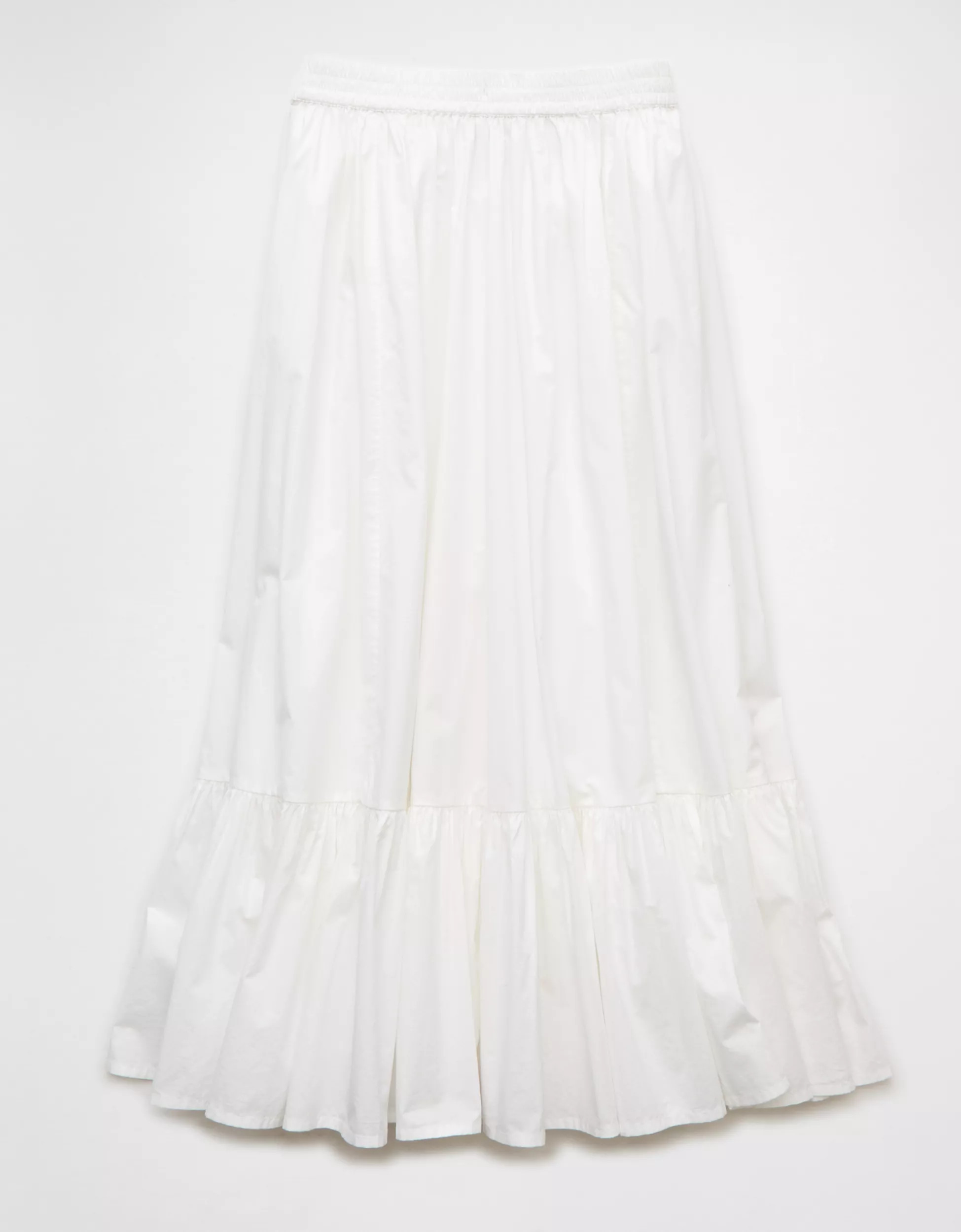 AE High-Waisted Ruffle Maxi Skirt | American Eagle Outfitters (US & CA)