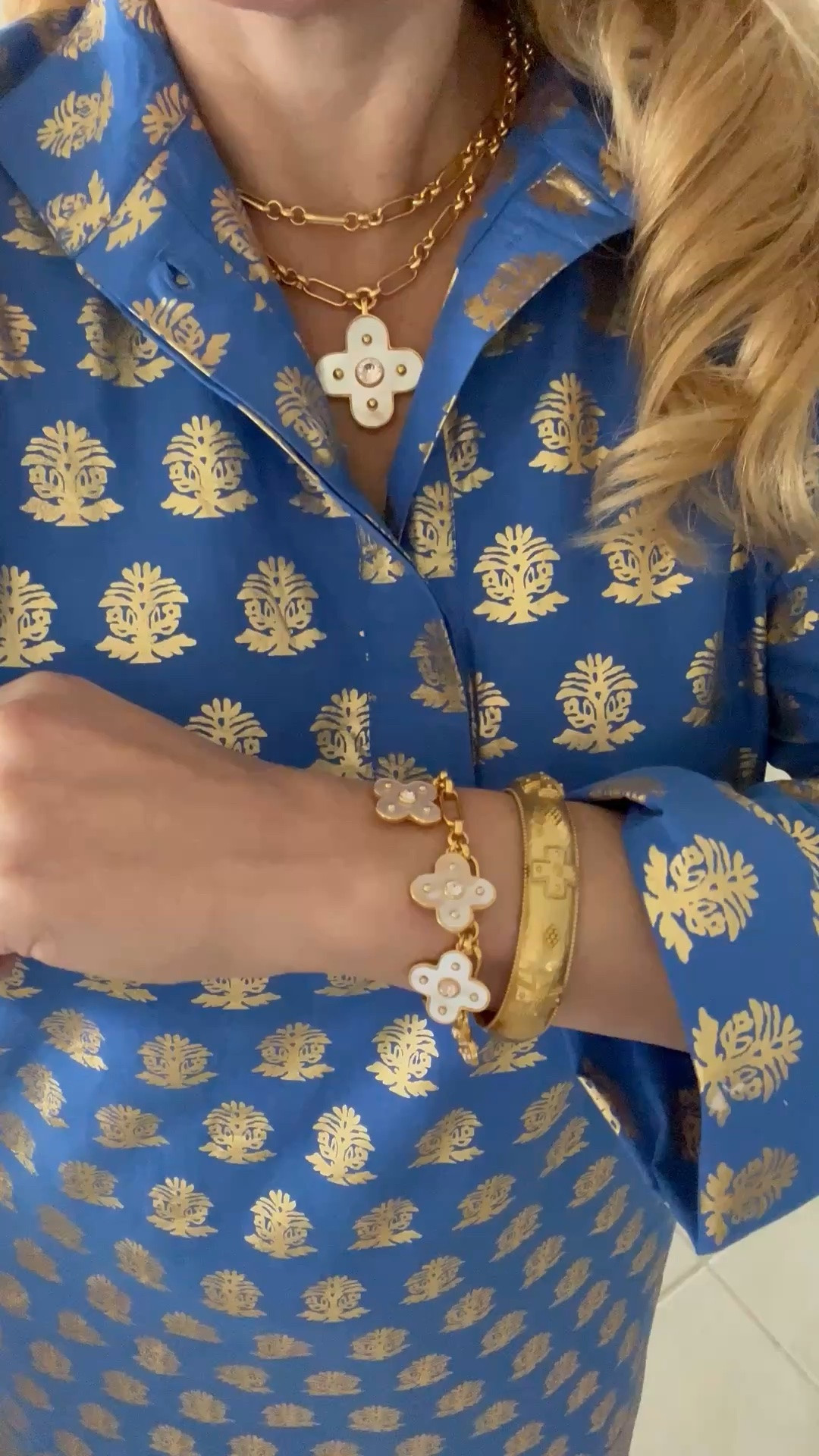 If you’re looking for the ultimate Mother’s Day gift, these Julie Vos bracelets and necklace are amazing.

The quality is exquisite!

Pair the jewelry with this dress for a preppy look.

#LTKSeasonal #LTKOver40 #LTKSaleAlert #LTKMothersDay #LTKTravel #LTKgrwm #LTKootd #LTKMidsize #LTKSwim #LTKWorkwear #LTKvlog