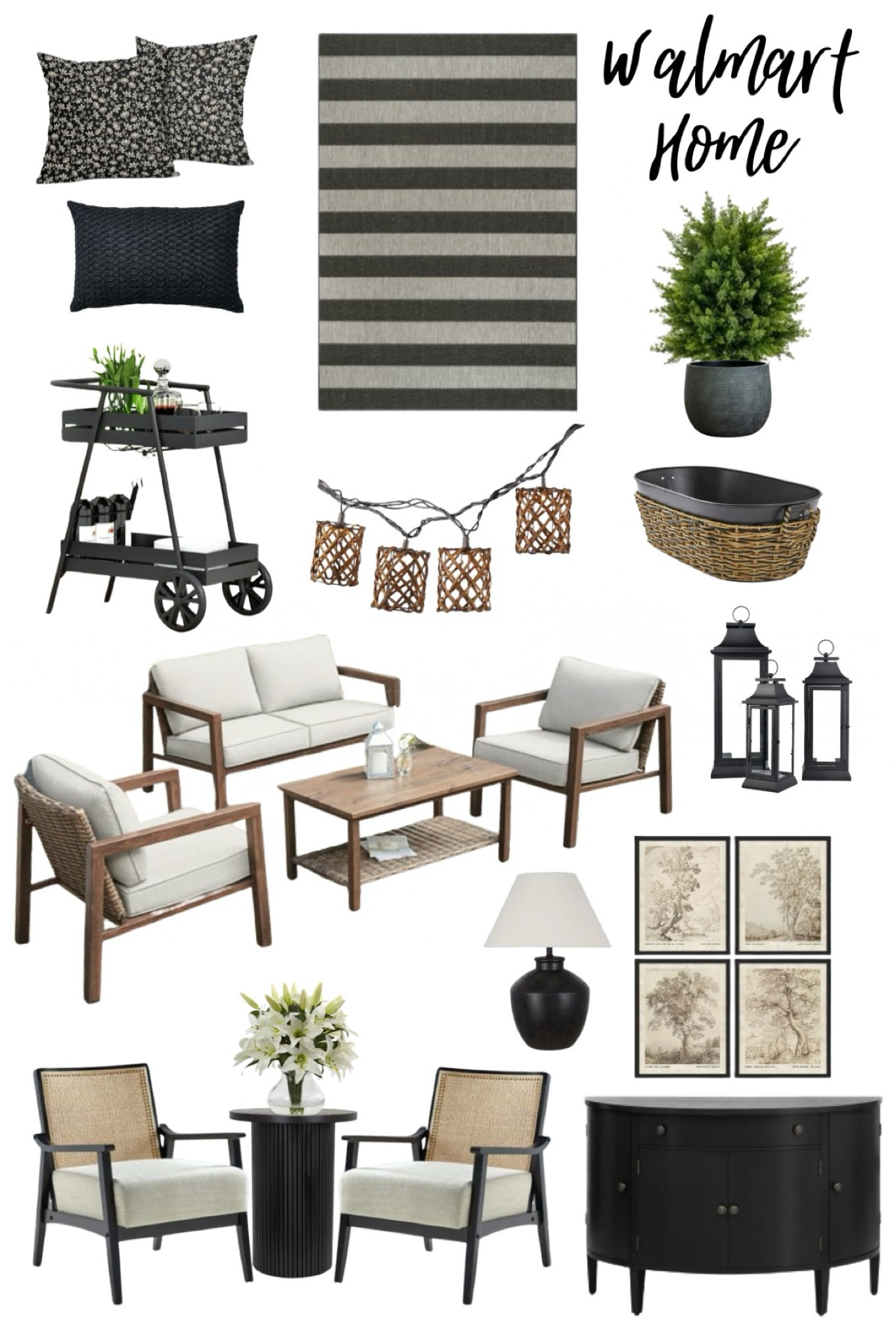 Outdoor patio furniture and decor, indoor affordable furniture and spring decor from Walmart 

#LTKfindsunder100 #LTKhome #LTKSeasonal