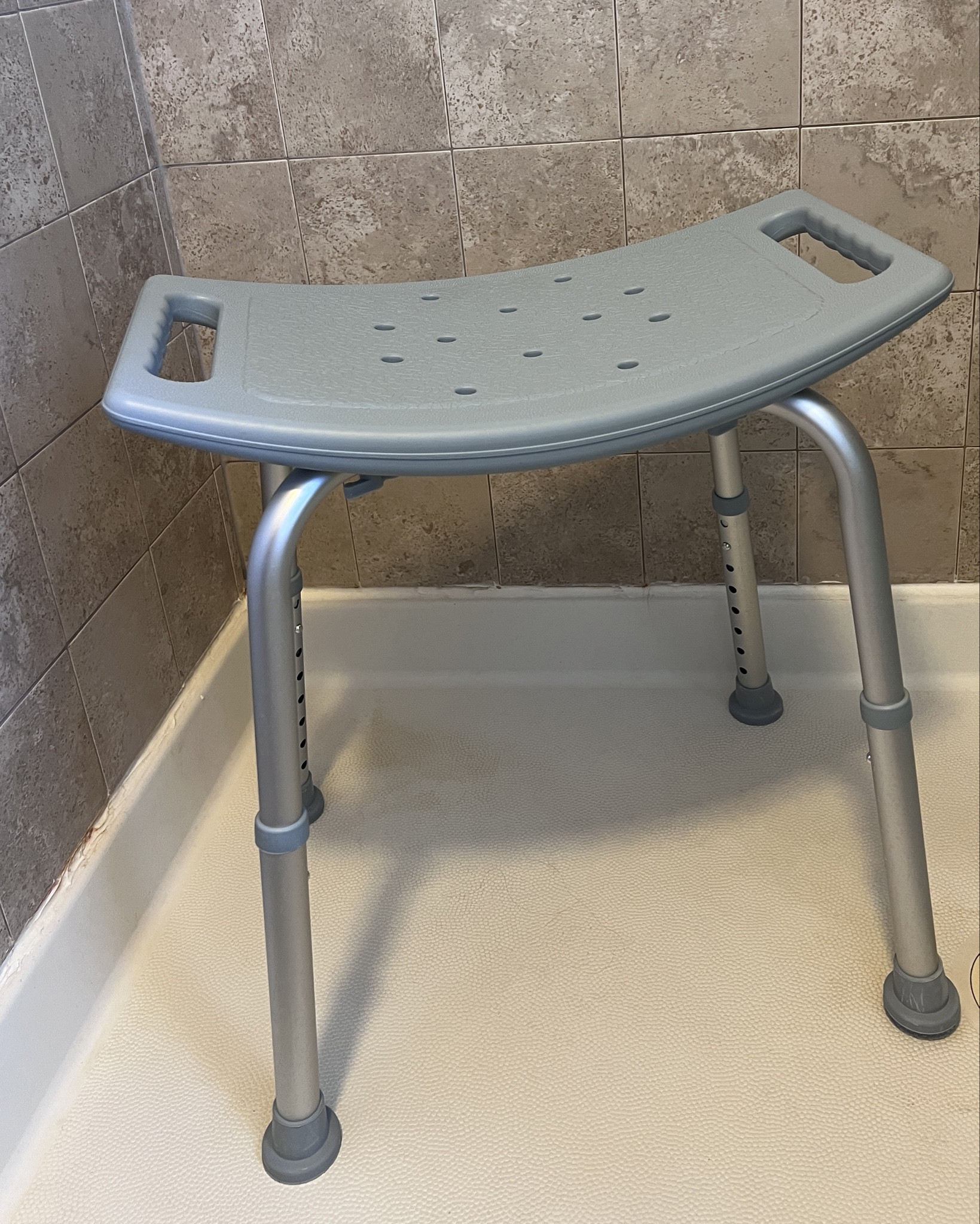 Shower chair— this was super easy to assemble and very sturdy. The height is adjustable, and the feet of the chair have grips so it won’t slide in the shower/tub. This is a highly suggested item for recovery showers.

#LTKHome #LTKMidsize