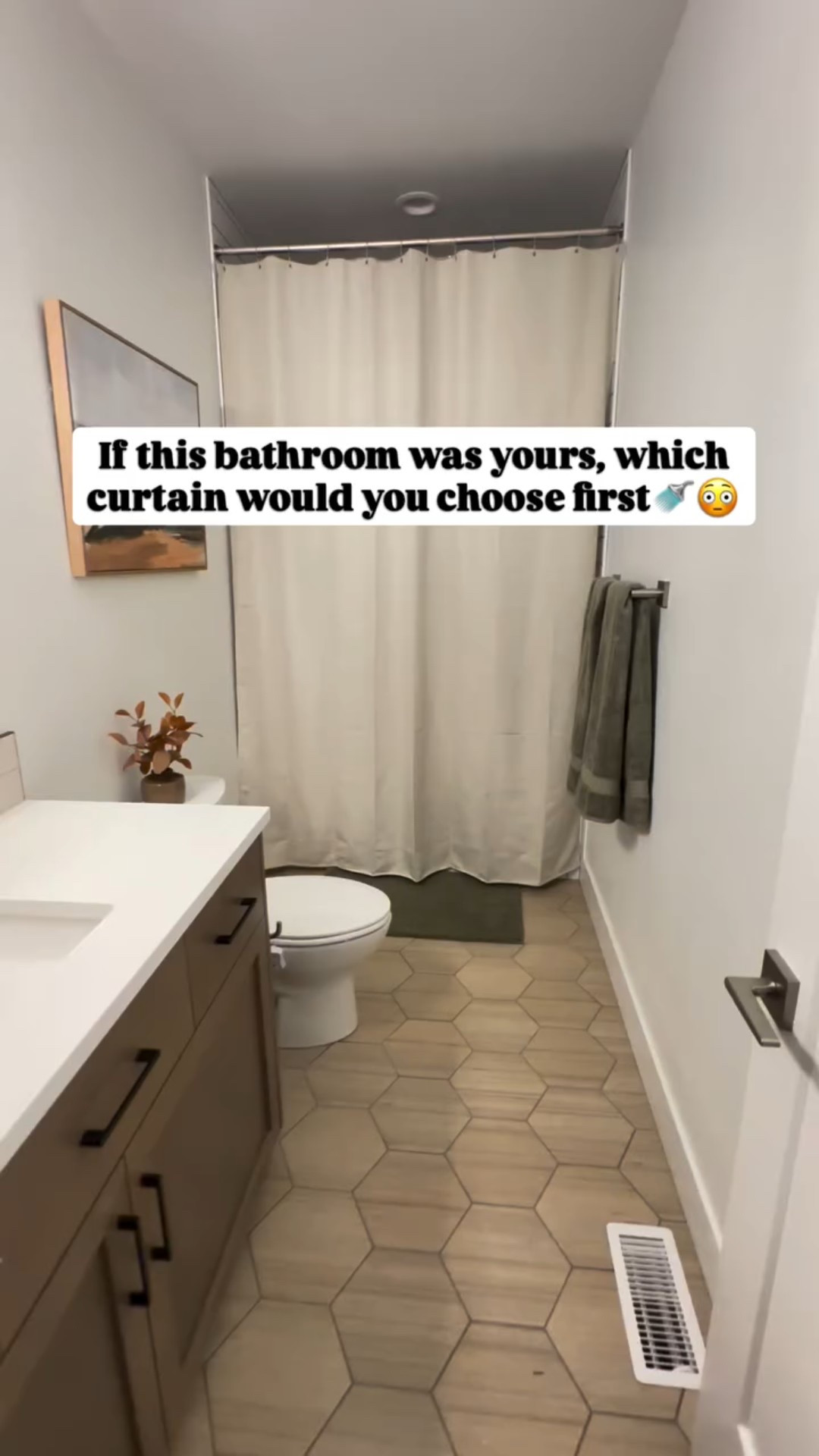 Family is on the way 😳 help me choose the best shower curtain 🚿
Vote 1, 2, or 3

If you want the shower curtain info mention the word “shower” and I will send it to you.

#homedecor 
#TreasureValleyLifestyle
#NampaHomeDecor
#IdahoFamilyLife
#BoiseHomeDesign
#BoiseHomeDecor
#TreasureValleyLiving
#IdahoHomes
#FamilyLifestyle
#HomeDecorInspo
#BathroomRefresh
#DecorIdeas
#SmallBathroomDecor
#NeutralHomeDecor
#ModernHomeDecor
#HomeStyleGuide