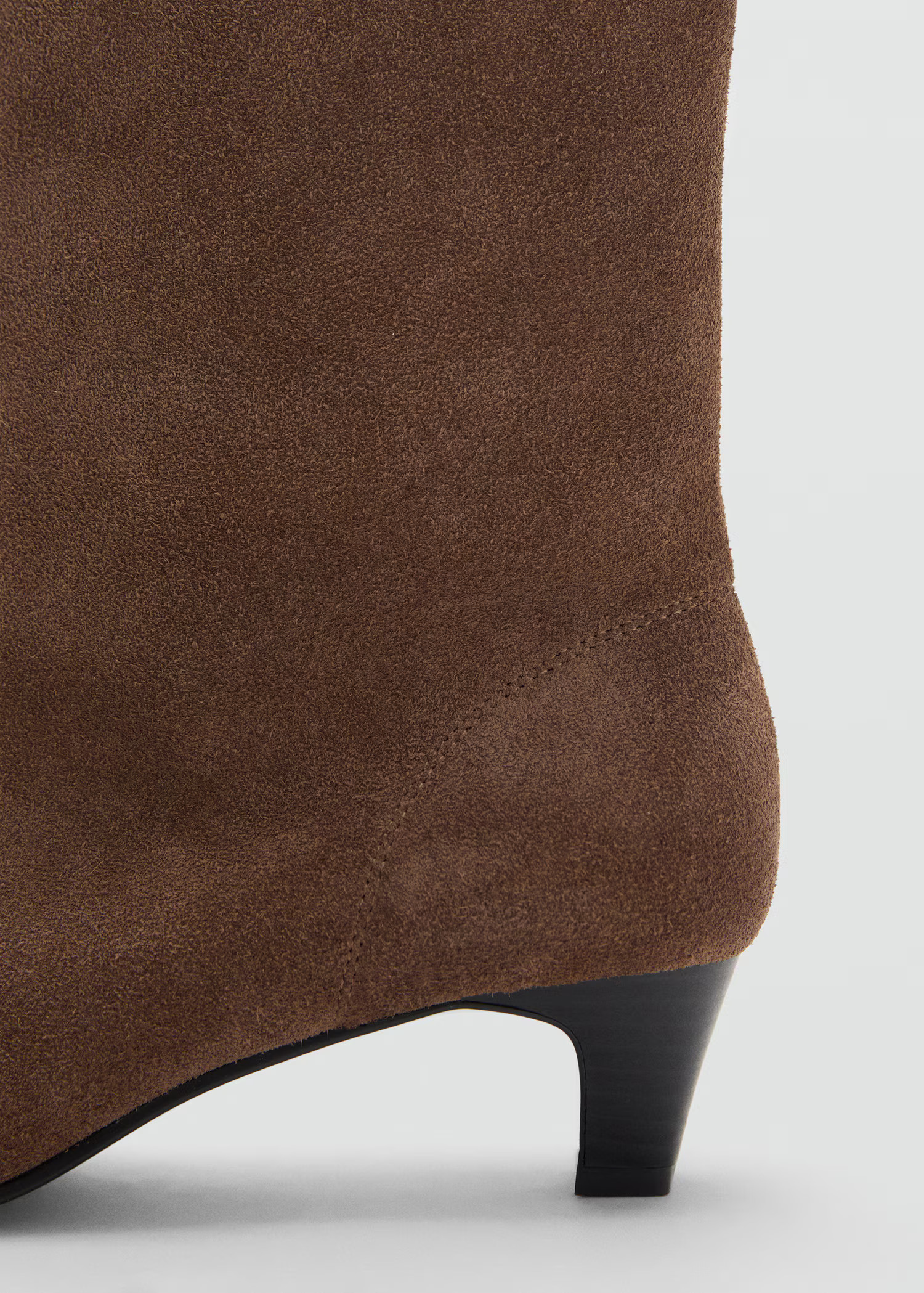 Suede leather ankle boots - Women | MANGO United Kingdom | MANGO (UK)