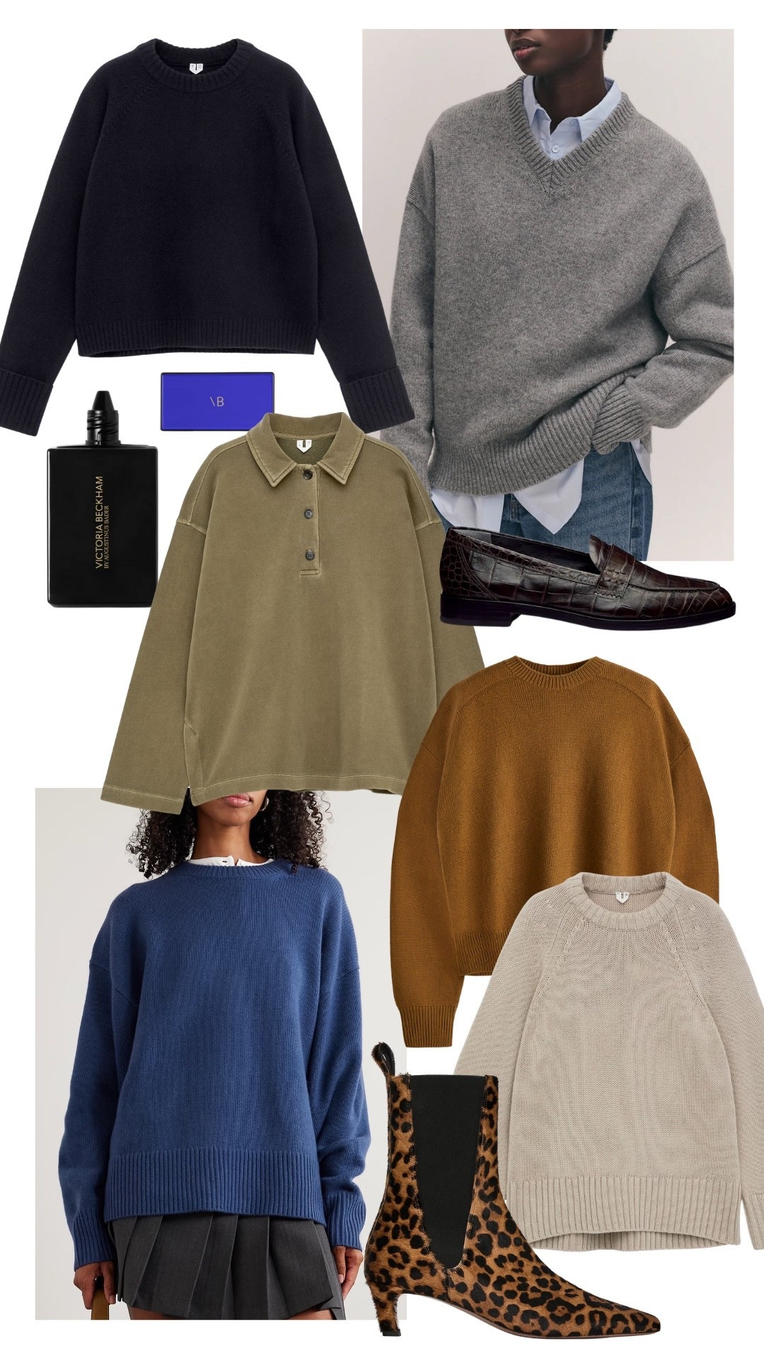 Your most loved last week - it’s chilly all of a sudden in the UK, so no surprise this week it’s all about cosy knitwear. These jumpers are chunky, thick and some have cashmere in them too! Earthy, autumn tones, with a pop of some new favourites from Victoria Beckham beauty and Arket - these leopard print boots!!

#LTKstyletip #LTKautumn