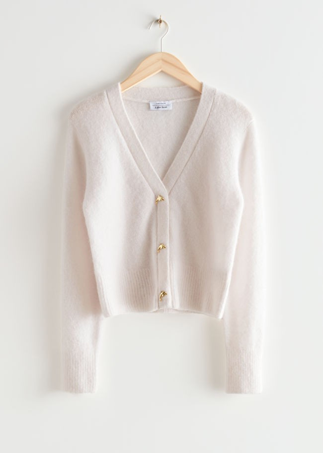 Gold Button Cardigan | & Other Stories US