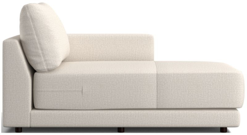Gather Deep Right-Arm Chaise Lounge + Reviews | Crate & Barrel | Crate & Barrel