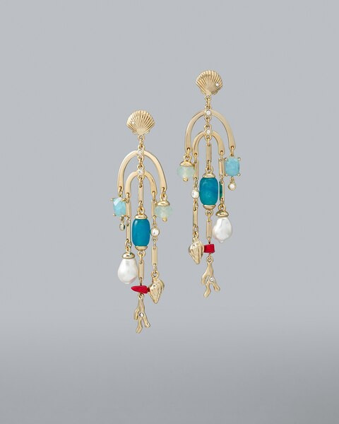 Chandelier Charm Earrings | White House Black Market