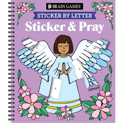 Brain Games Sticker by Letter - Sticker & Pray (Spiral Bound) | Target