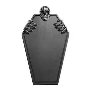 17" Black & Silver Skeleton Cheese Board by Celebrate It™ | Michaels Stores