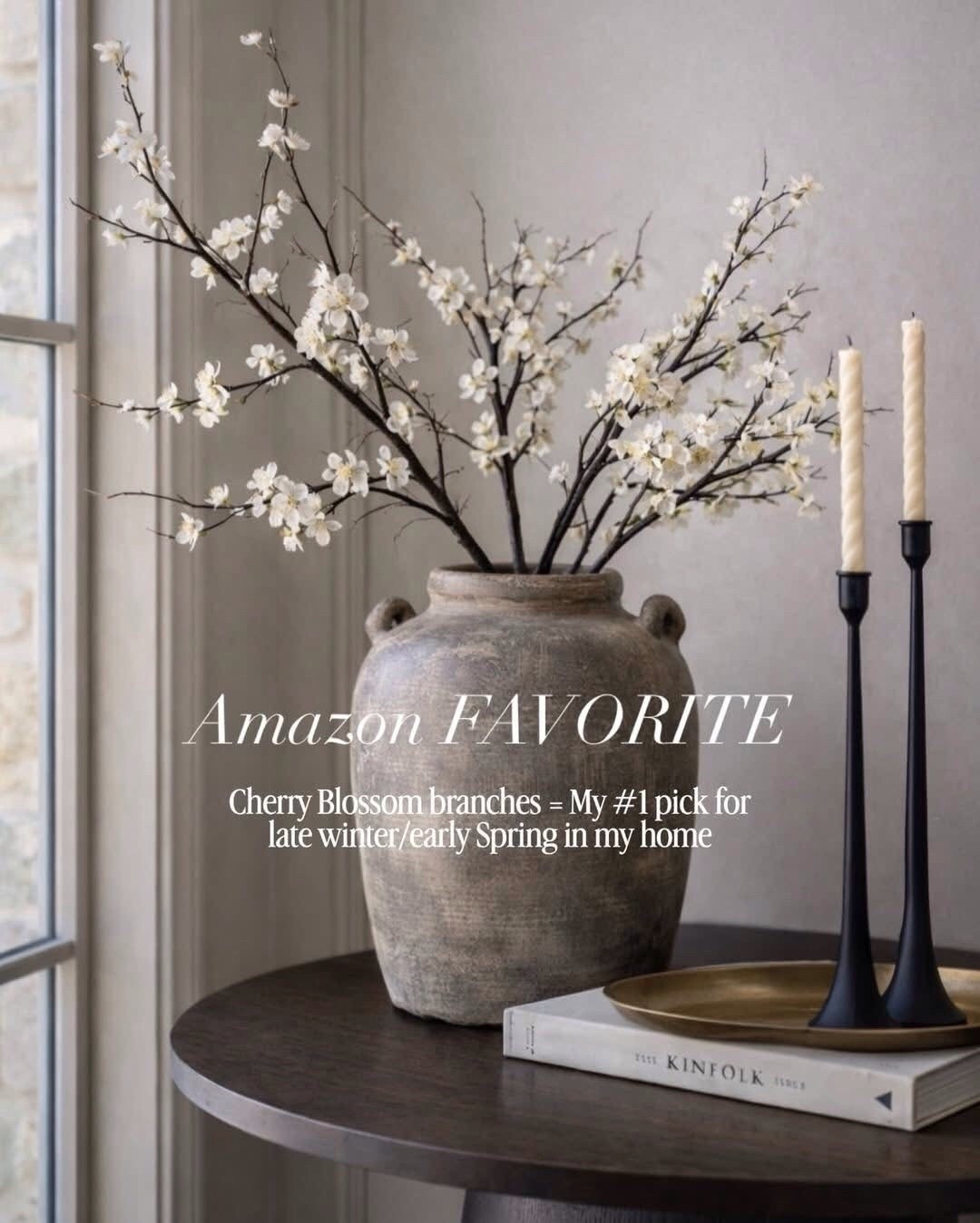 Amazon FAVORITE! Cherry Blossom branches = My #1 pick for late winter/early spring in my home 🤌🏼

#HomeDecor #InteriorStyling #NeutralInteriors
#ModernTraditional #TimelessDesign
#HomeInspo #LayeredHome #LivingRoomInspo #InteriorDesignIdeas #DesignInspiration #CozySpaces #InteriorDetails #homestylinginspo #homerefresh

#LTKHome #LTKdayinmylife #LTKSeasonal