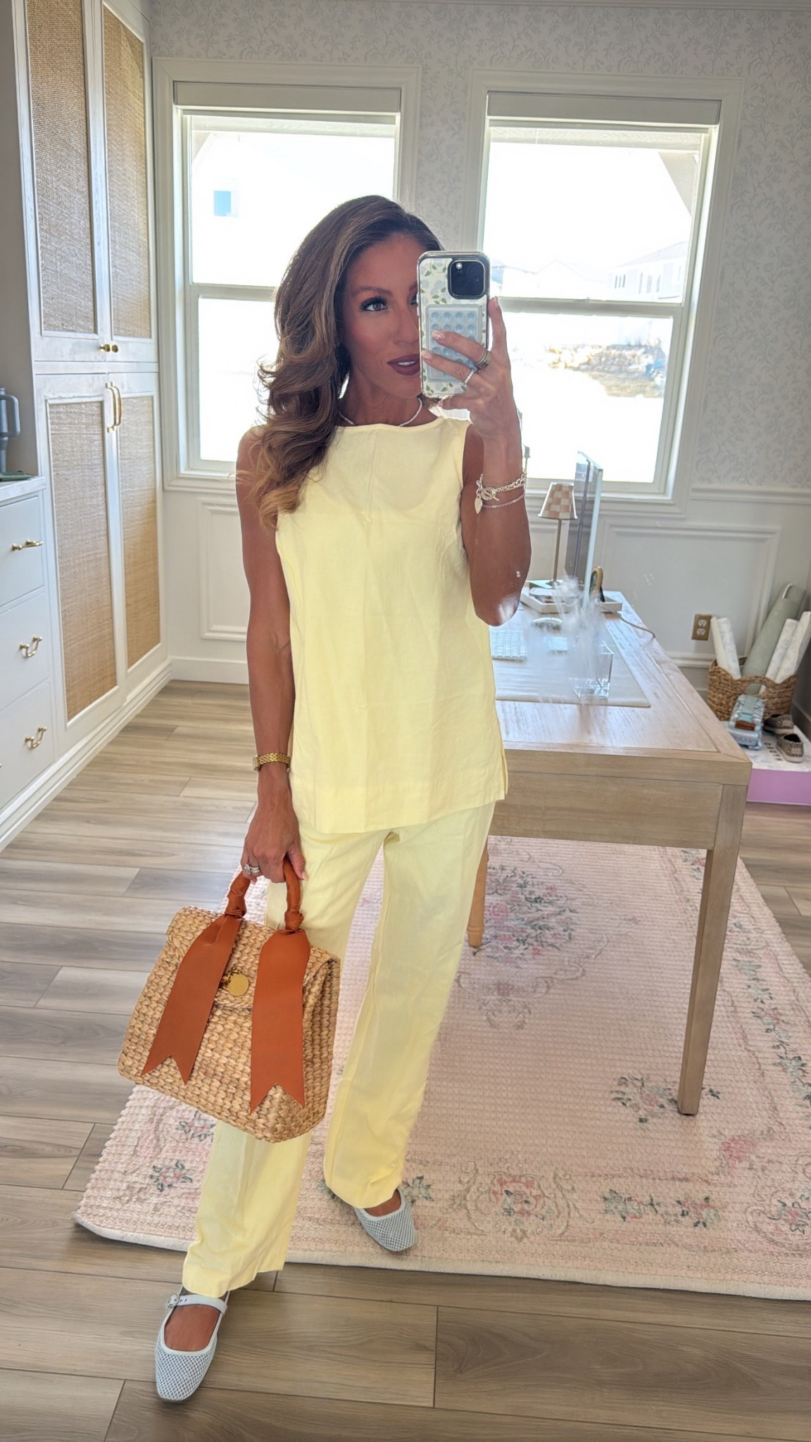 The perfect spring linen set. Size down  

#LTKmomlife #LTKootd #LTKgrwm