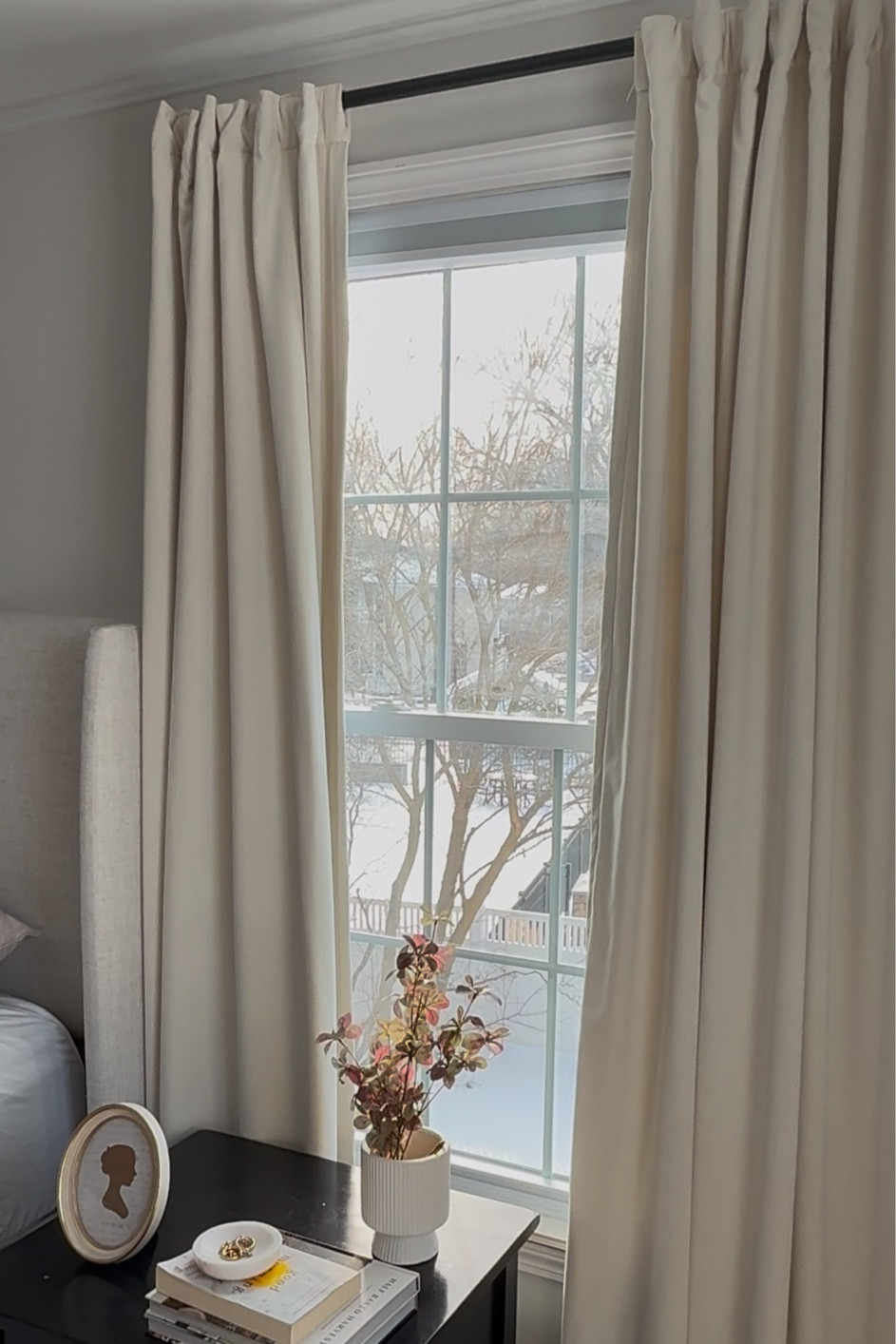 I have been using these Target velvet curtains for years! They are room darkening come in 2 lengths and 6 colors! I love them! #bedroom 

#LTKStyleTip #LTKHome #LTKFindsUnder50