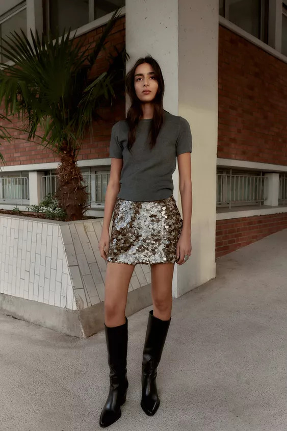 SOFT FEEL SHORT SLEEVE KNIT JUMPER | Zara Canada