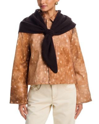 Aqua Brushed Cashmere Triangle Wrap - Exclusive | Bloomingdale's (US)