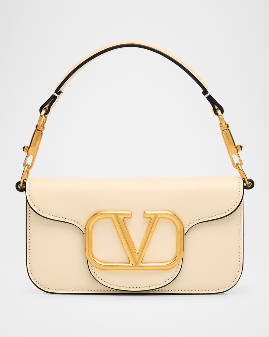 Valentino Garavani Loco Small VLOGO Calfskin Shoulder Bag | Neiman Marcus
