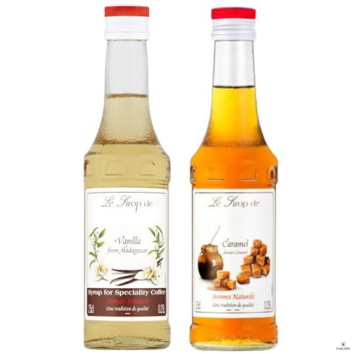 Coffee Syrup Bundle with Monin Vanilla Coffee Syrup 25cl and Monin Caramel 25cl (2 Pack) | Amazon (UK)